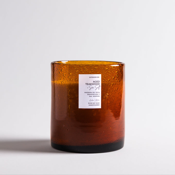 Aged Teakwood & Sea Salt Soy Candle