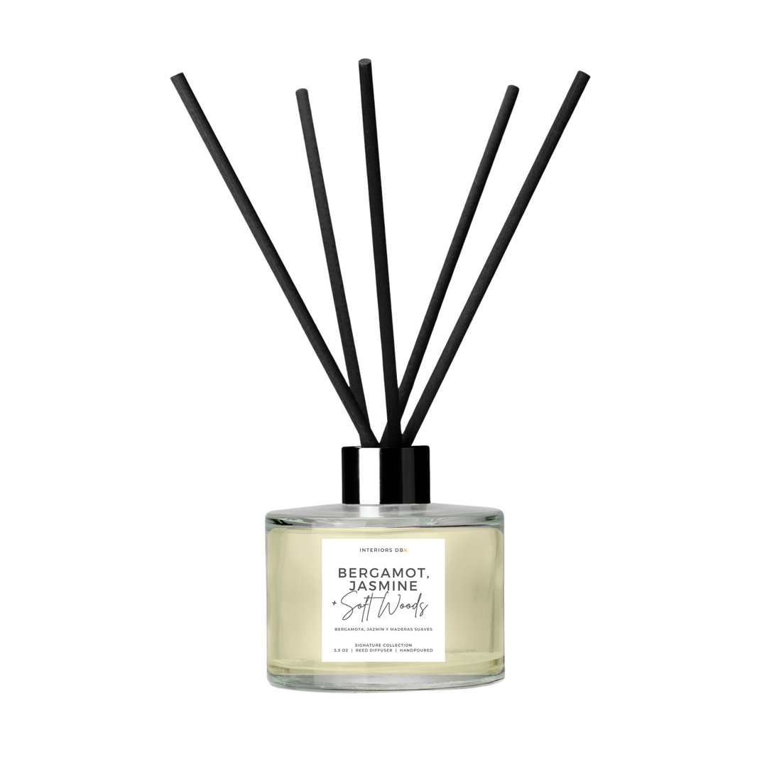 Bergamot, Jasmin & Soft Woods Reed Diffuser