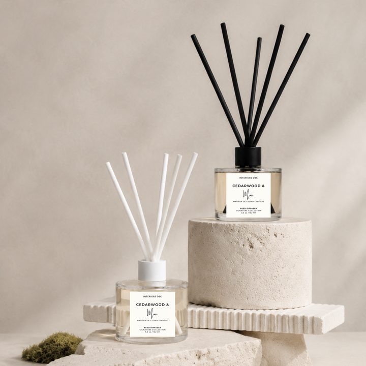 Two reed diffusers from Interiors DBK in &