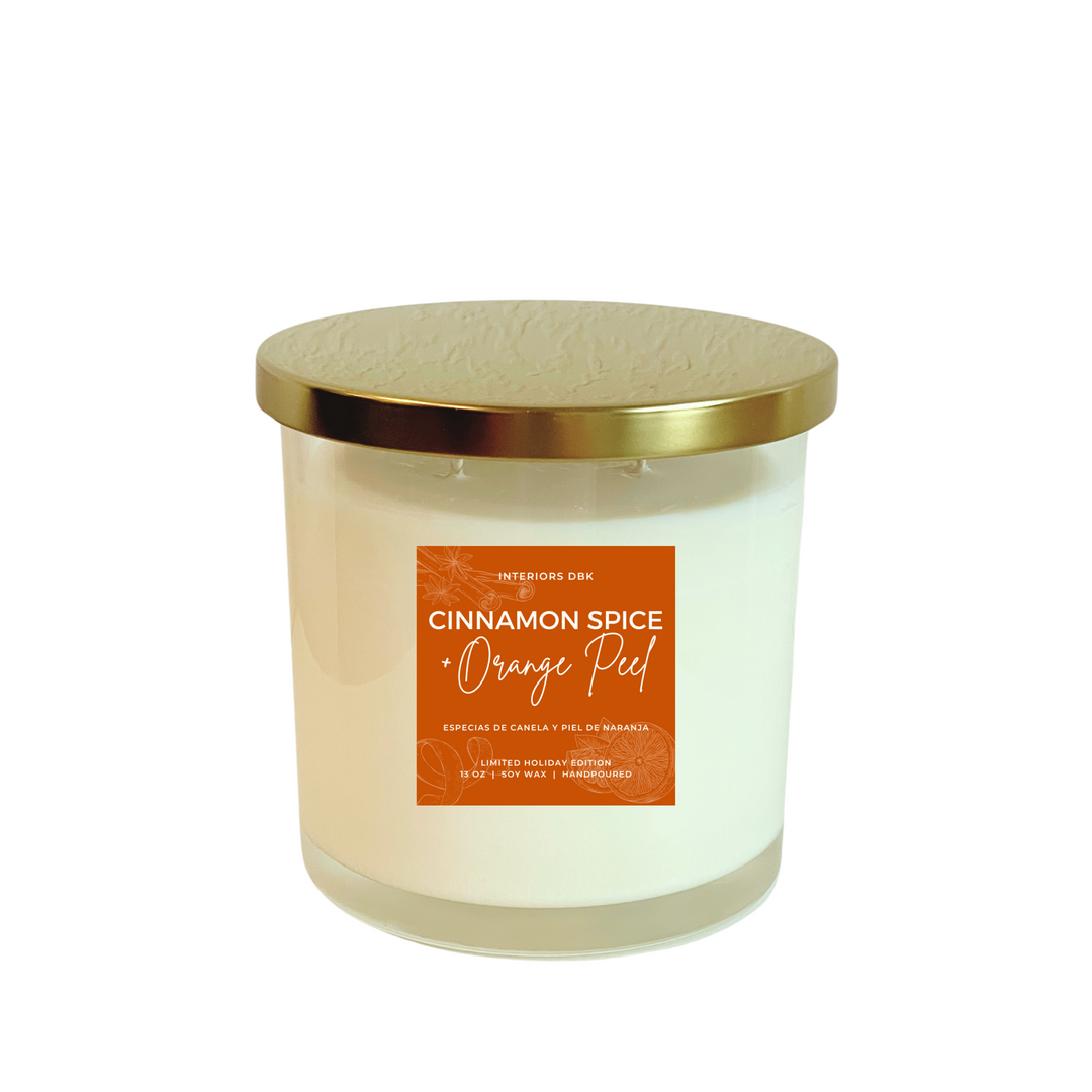 Cinnamon Spice & Orange Peel Soy Candle