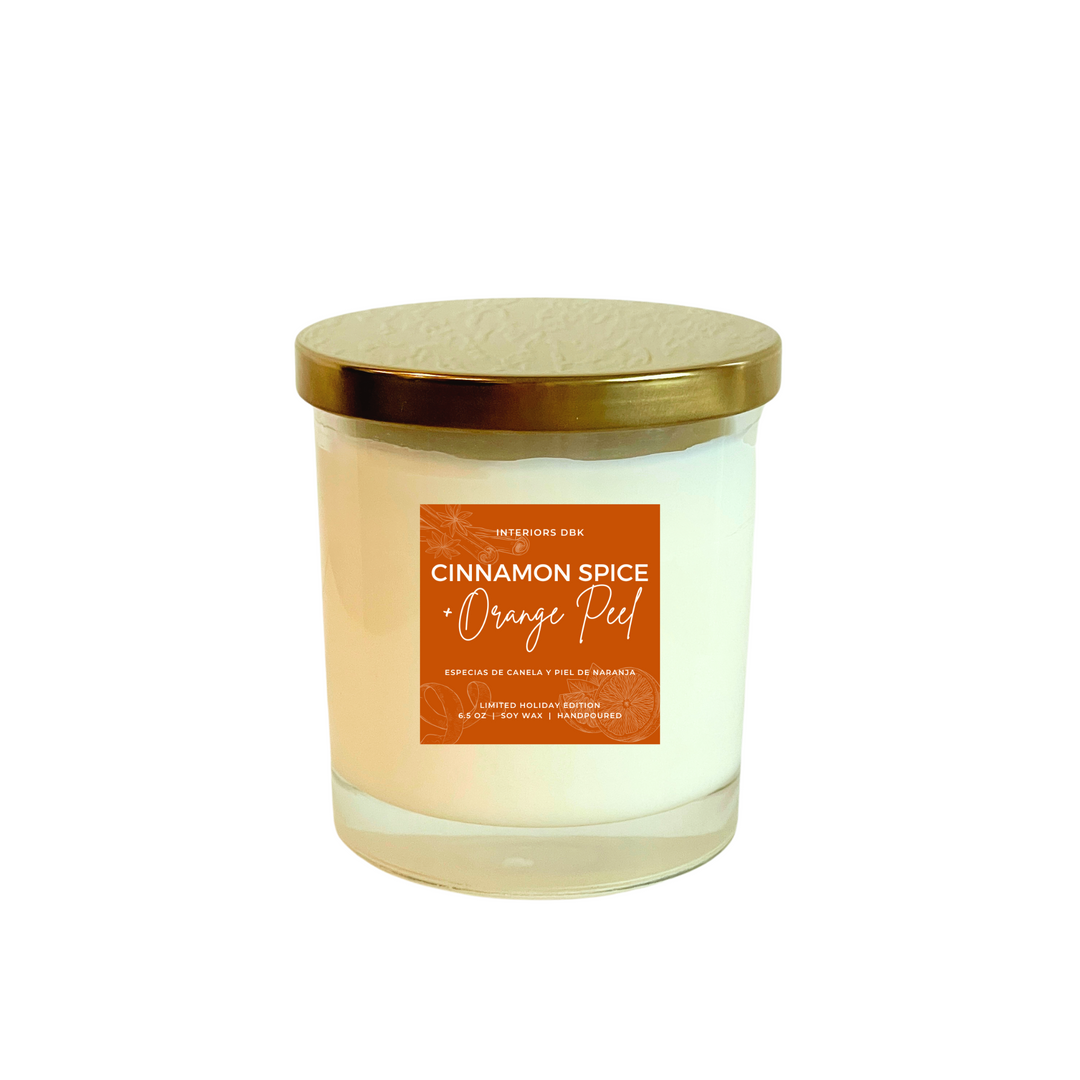 Cinnamon Spice & Orange Peel Soy Candle