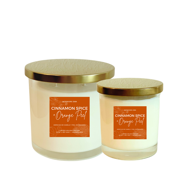 Cinnamon Spice & Orange Peel Soy Candle