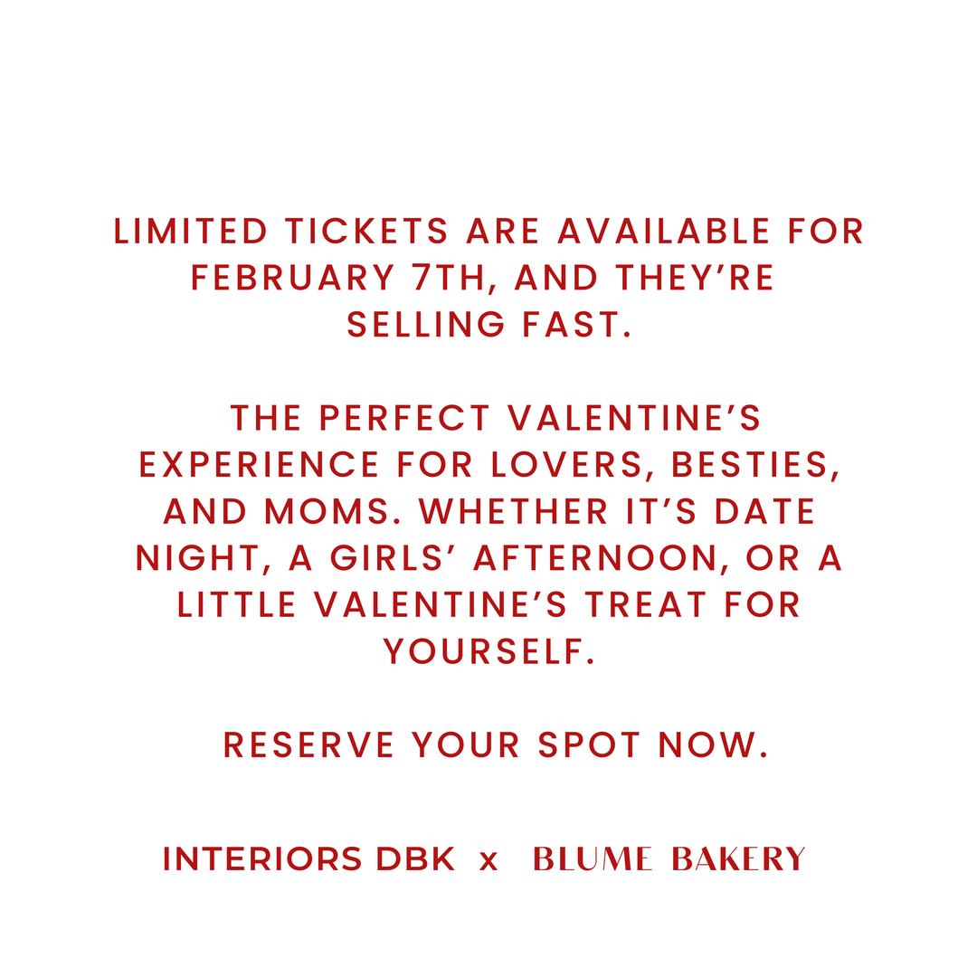 Petals, Piping & Prosecco: A Valentine's Day Experience