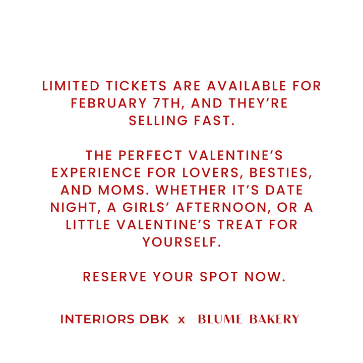 Petals, Piping & Prosecco: A Valentine's Day Experience