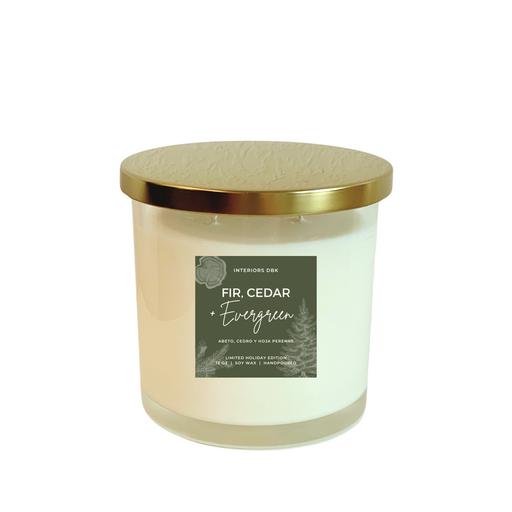 Fir, Cedar & Evergreen Soy Candle