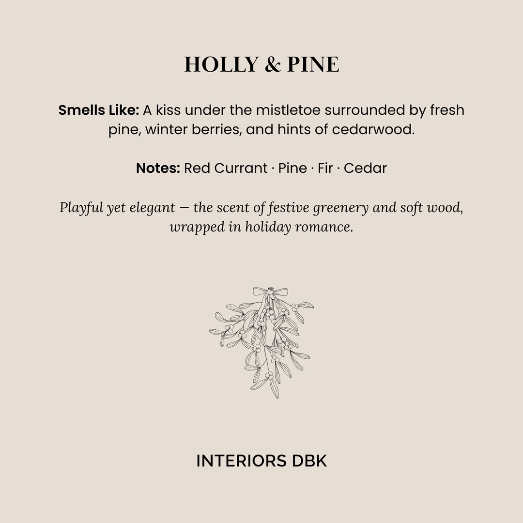 Holly & Pine Soy Candle