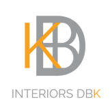 Interiors DBK Logo | A luxury design studio providing modern interiors, custom home furnishings, luxury home fragrances, and elegant décor essentials with one-of-a-kind design services for events, residential projects, and commercial projects