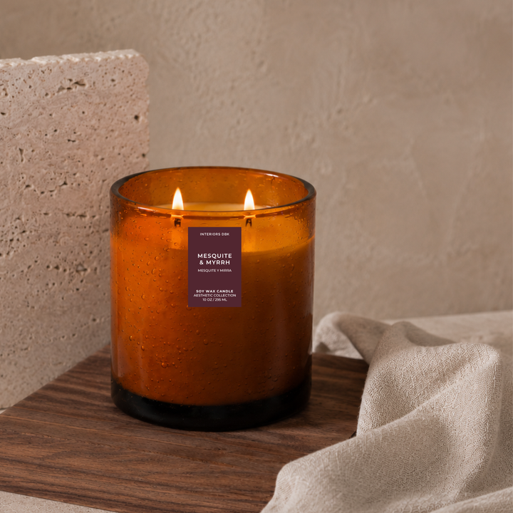 Mesquite &amp; Myrrh Soy Candle | Fall Fragrance