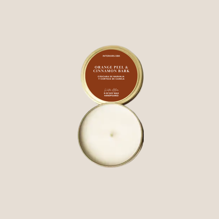 Orange Peel & Cinnamon Bark Soy Candle