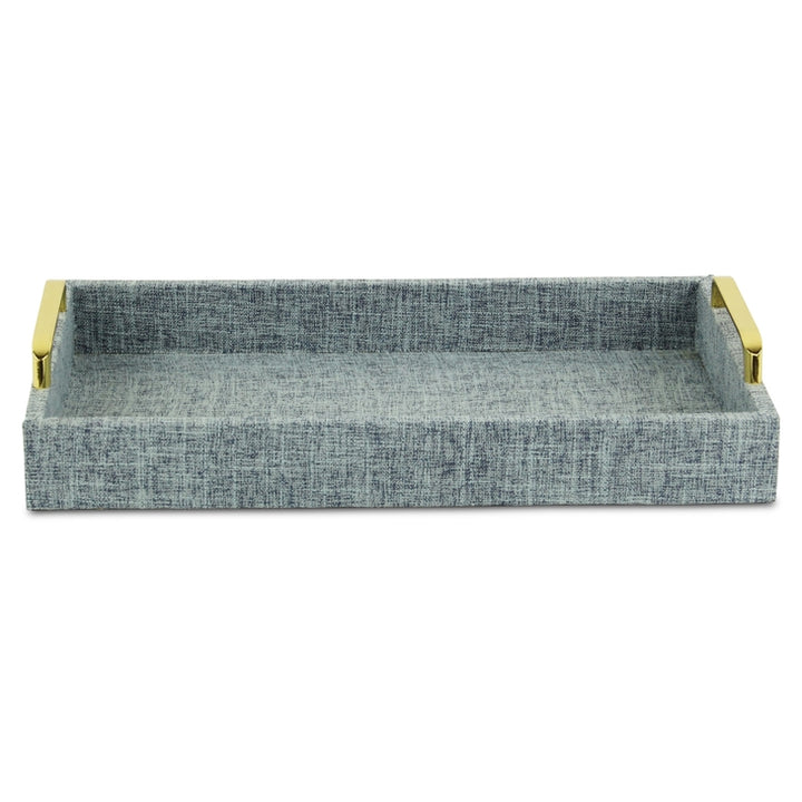 Canter Isle Light Blue Linen Tray