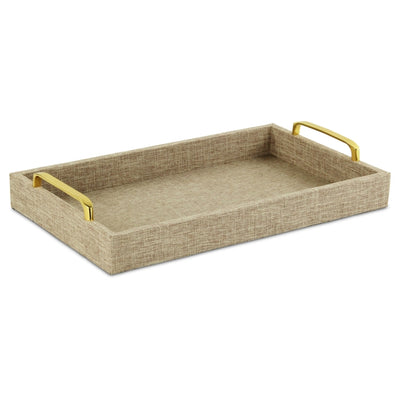 Canter Isle Beige Linen Tray