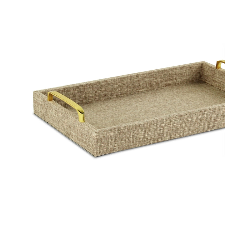 Canter Isle Beige Linen Tray