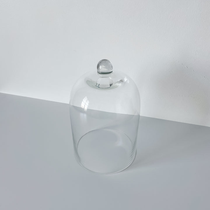 Glass Cloche Candle Cover, Side View